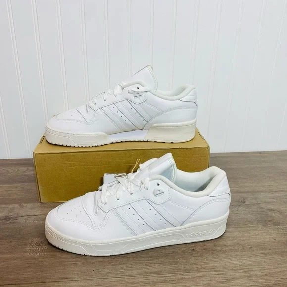 adidas gazelle silver green womens RIVALRY LOW "CLOUD WHITE"  Sneaker Room